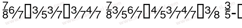 Fabrizio Fractions R字体转换
